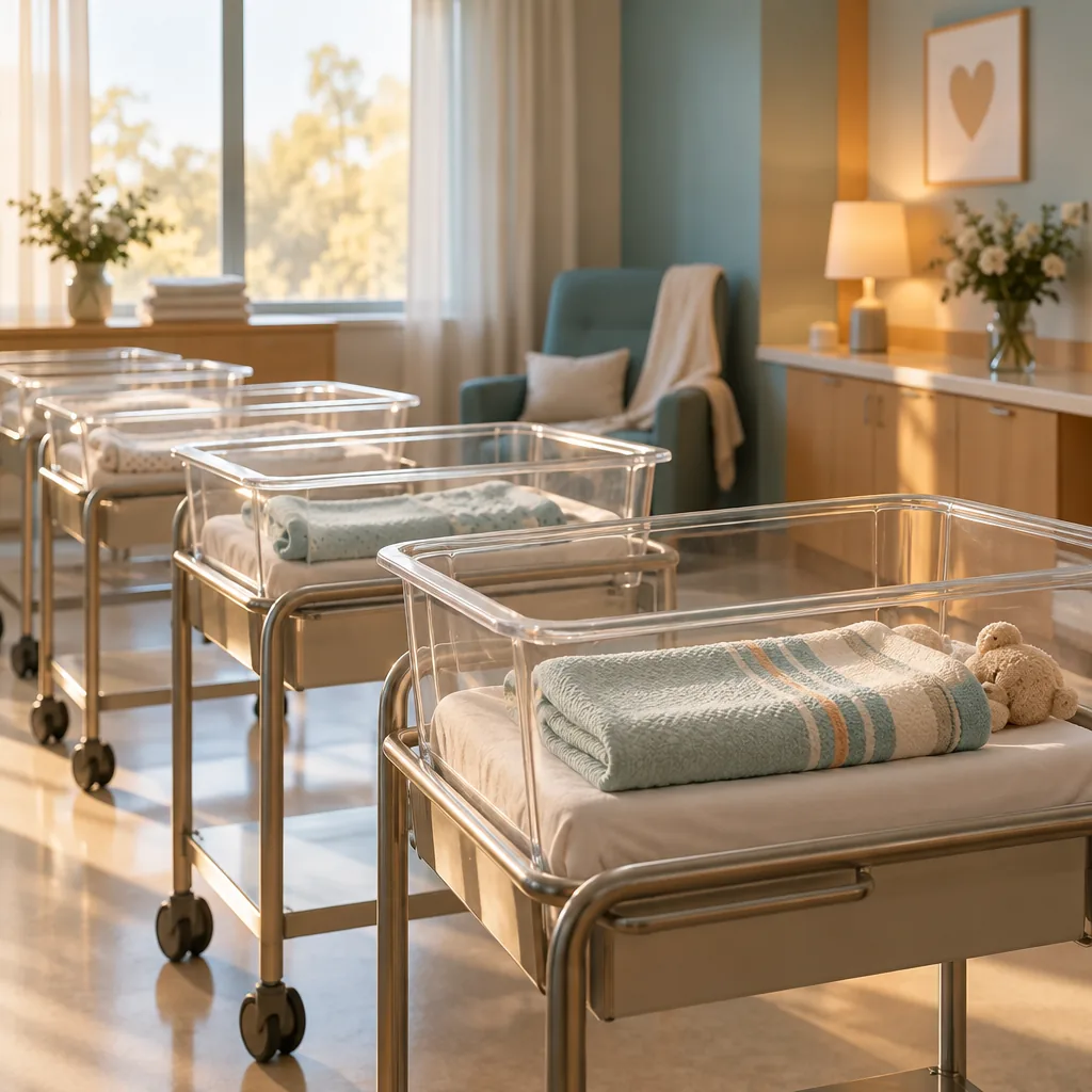 Decorative illustration representing a birthing-friendly maternity unit
