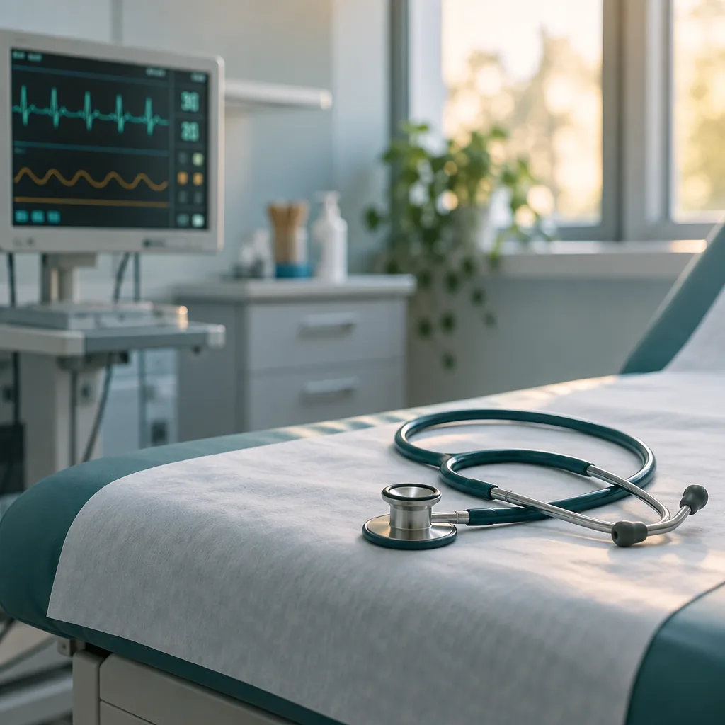 Decorative illustration representing pediatric cardiology care