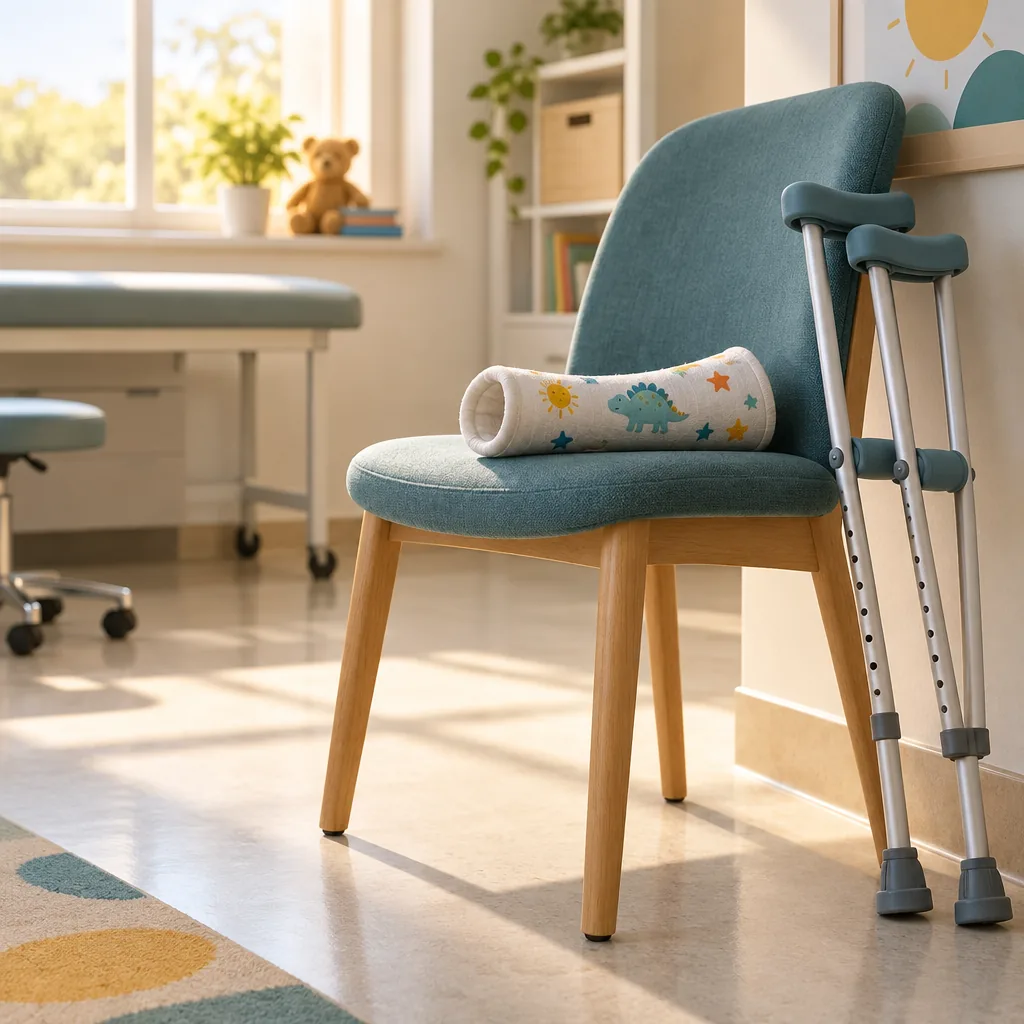 Decorative illustration representing pediatric orthopedic care
